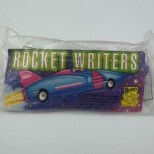 Wendys Kids Meal Rocket Writers Writing Pen 1992 Unopened New in Package SEALED